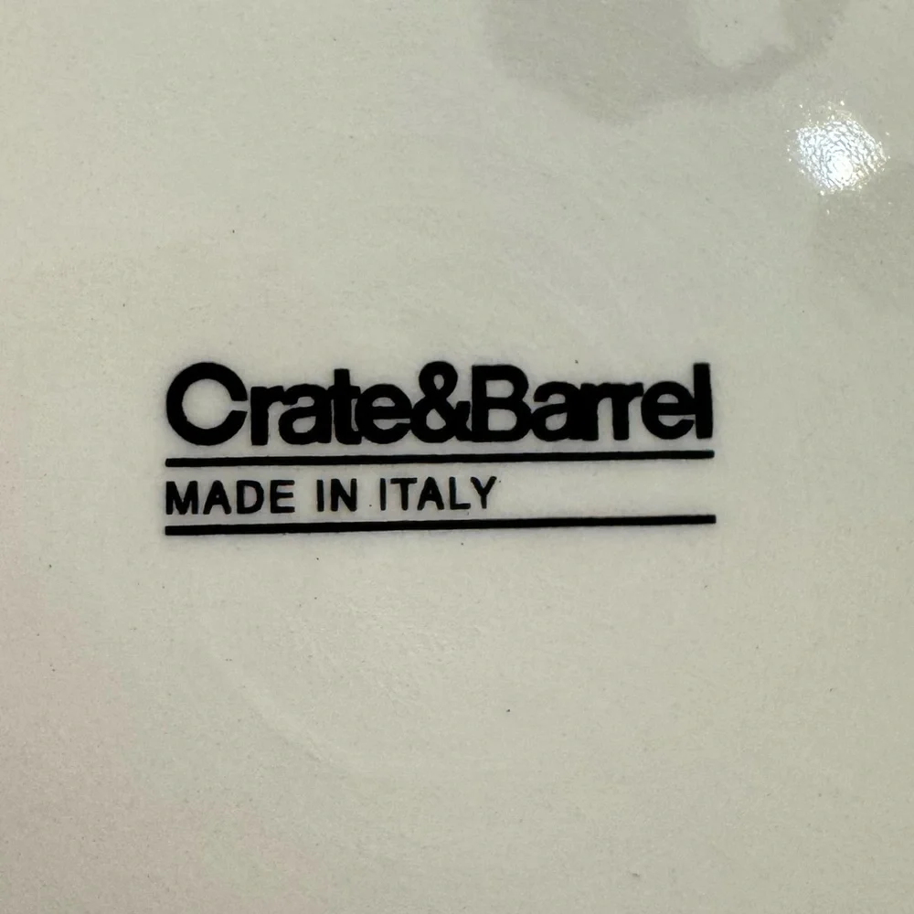 LOT of 4 Crate & Barrel ROVELLO 7